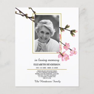 PHOTO/Sympathy/Thank you/In Loving Memory. Flyer