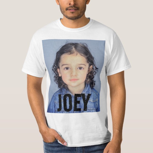 Photo t-shirt, personalised custom T-Shirt (Front)