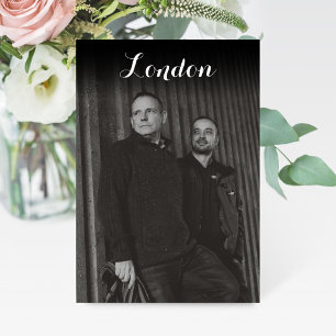 Photo Table Numbers - Location Travel Table Cards