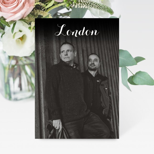 Photo Table Numbers - Location Travel Table Cards (Creator Uploaded)