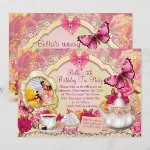 Photo Tea Party Invitation