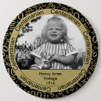 Photo Template: 100th Birthday Centenarian Gold