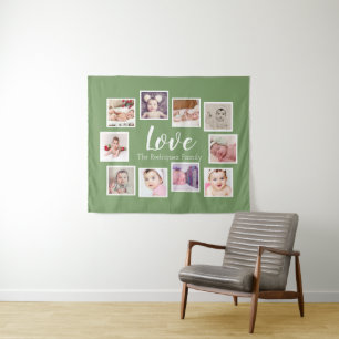Photo Template 10 Photo Collage Personalised Love Tapestry