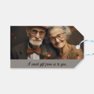 Photo template A small gift to you Tags