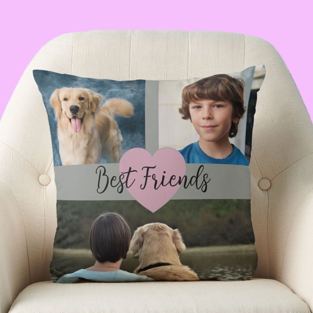 Photo Template Best Friends Pets Cushion (Creator Uploaded)