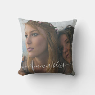 Photo Template Custom Saying Cushion
