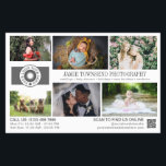 Photo Template Professional Photography Business Flyer<br><div class="desc">White marketing flyer for a professional photographer personalised with your photos, logos, contact information, custom text, and QR code with grey fonts against a white background. Promote your photography business with this photo collage flyer personalised with six of your gorgeous photos on one side and a larger photo on the...</div>
