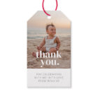 Photo Thank You Gift Tags
