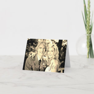 Photo Thank You Sepia - Note Card