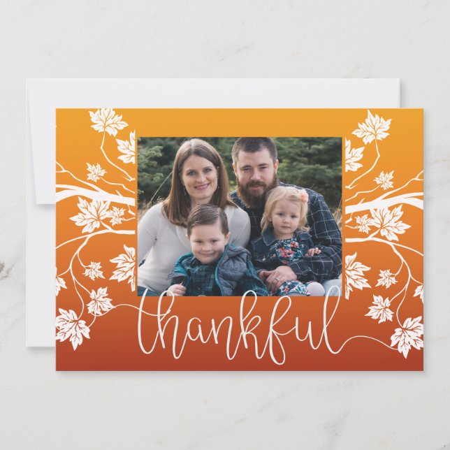Photo Thankful Thanksgiving (Front)