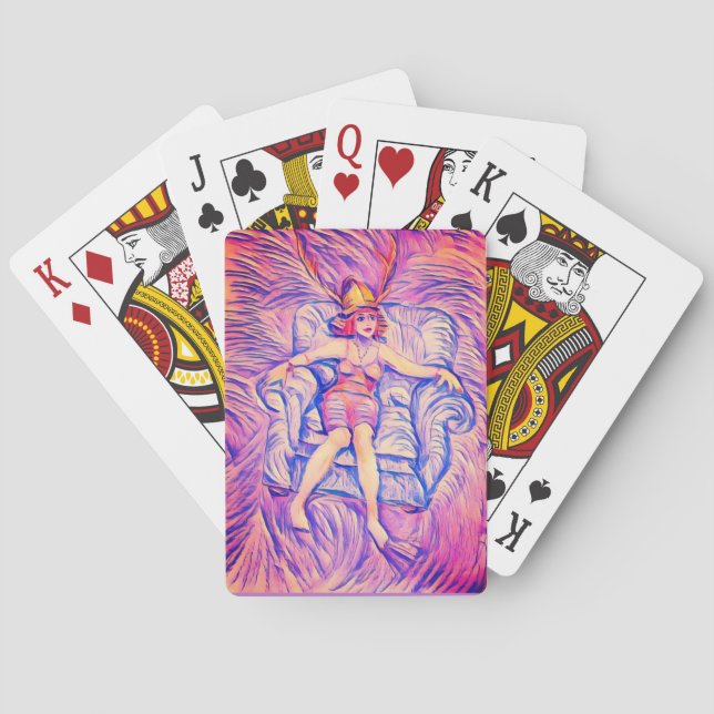 Photo Tile Playing Cards (Back)