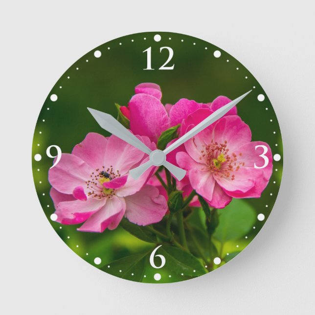 Photo Tile Round Clock (Front)