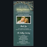 Photo Tree Branch Rustic Wedding Programs<br><div class="desc">Enchanted Tree Branch Rustic Wedding Programs - feature a lighted tree branch at the top with a starry background. Wedding Celebration is in a lighted-glow like text. The front also allows you to change the demo picture to a photo of your own.</div>