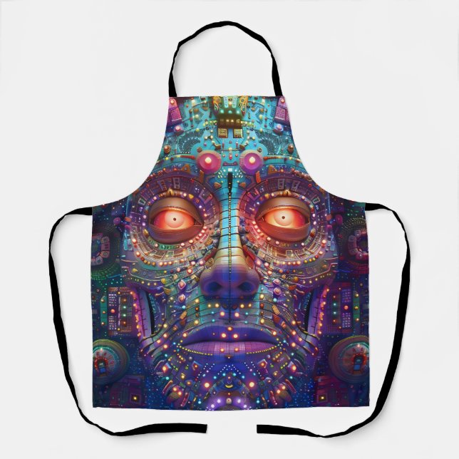 Photo Upload Kitchen Apron With Image Print Area (Front)