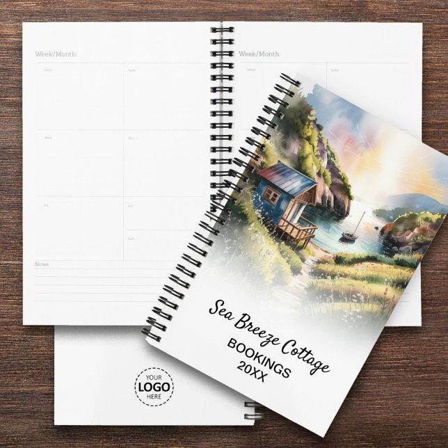 Photo Upload, Text & Logo Bookings Diary Planner (Creator Uploaded)