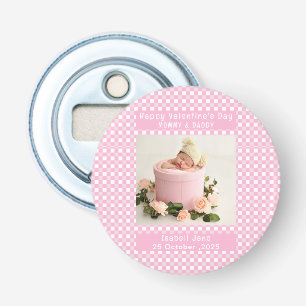 Photo Valentine For Mummy And Daddy New Parents Bottle Opener