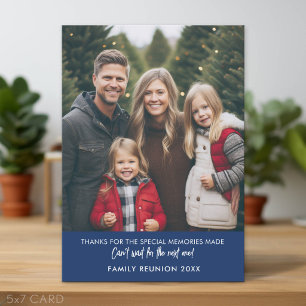 Photo Vertical for Family Reunion Holiday Card