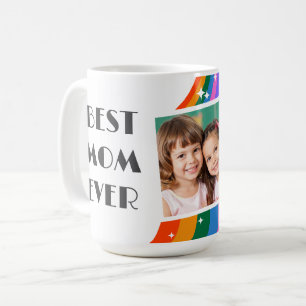 Photo Vibrant Rainbow Mother's Day Coffee Mug