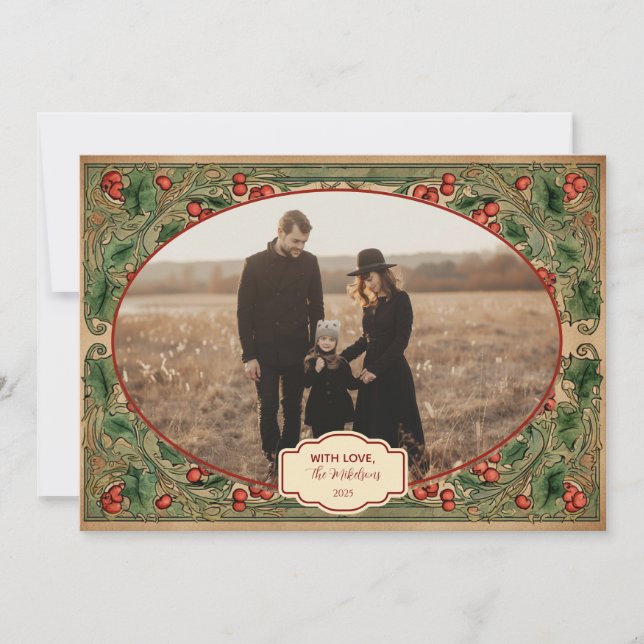 Photo Vintage Botanical Holiday (Front)