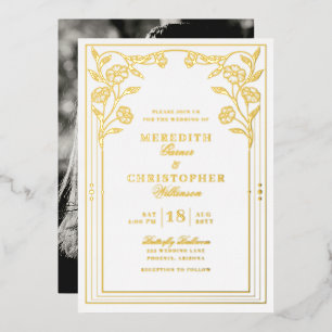 Photo Vintage Wedding Real Gold