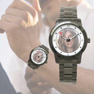PHOTO Watch I Love ( HEART) MY ( Custom Text)