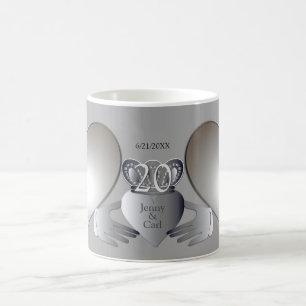 Photo Wedding Anniversary Claddaugh   Coffee Mug