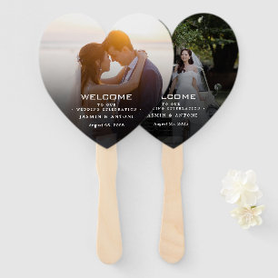 Photo Wedding Fan Program