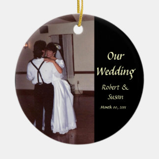 Photo Wedding Favour Keepsake Ceramic Ornament