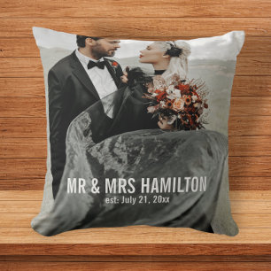Photo Wedding Gift Personalised Cushion