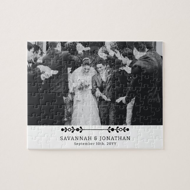 Photo Wedding Horizontal Jigsaw Puzzle (Horizontal)