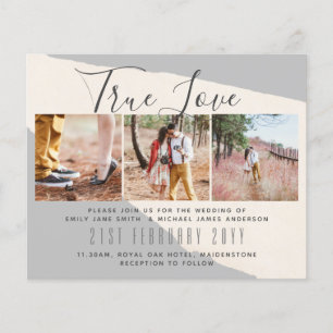 Photo Wedding Invitation Engagement Bridal Shower  Flyer