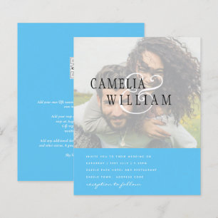 PHOTO Wedding Invitation Engagement Save the Date