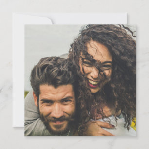 Photo Wedding Invitation QRCode RSVP Sage Green