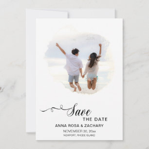 *~* Photo WEDDING SAVE the DATE  - AR6 Website QR  Invitation