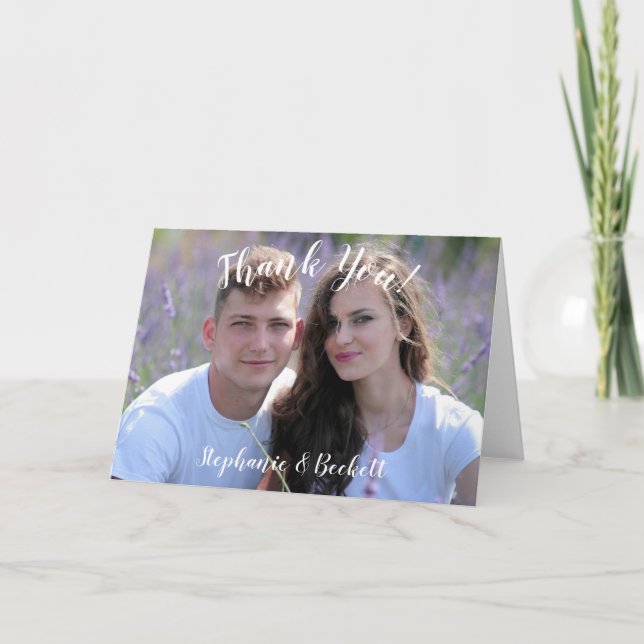 Photo Wedding Thank You Cards (Front)