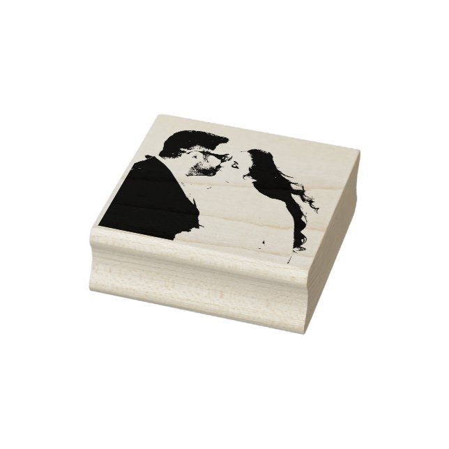 Photo Wedding Thank You Name Rubber Stamp (Stamp)