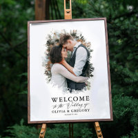Photo Wedding Welcome Sign