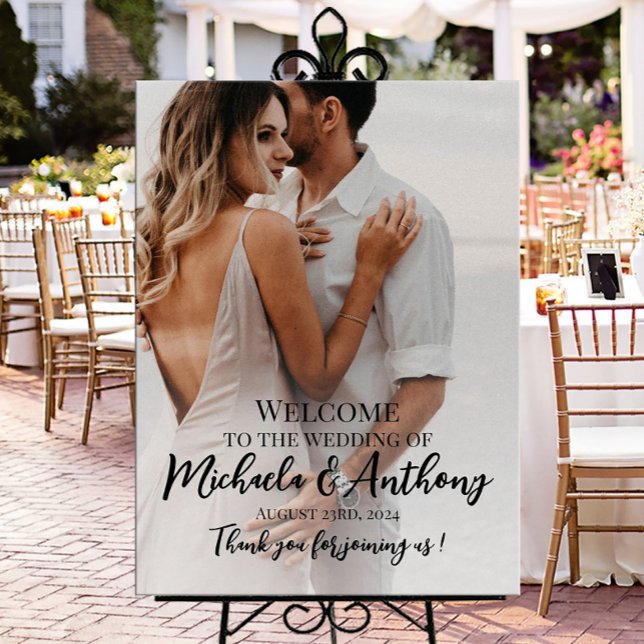 Photo wedding welcome sign (Creator Uploaded)