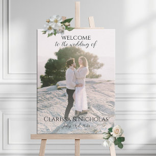 Photo wedding welcome sign fully customisable 
