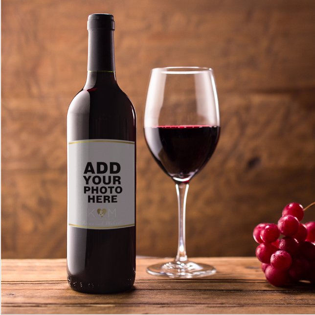 photo wedding wine wine label (Creator Uploaded)