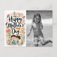 *~* Photo Whimsical Heart Bunny Mother's Day AP72