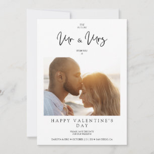 Photo Whimsical MR & MRS Valentine's Day Wedding