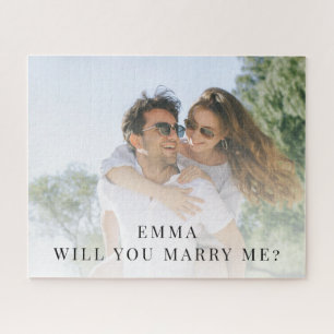 Photo Will You Marry Me Custom Photo Proposal Jigsaw Puzzle