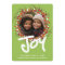 Photo with Farmhouse Berry Wreath - Joy Red Green
