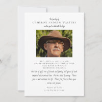  Photo with Message Celebration of Life