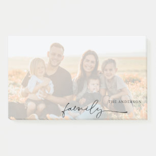 Photo with Name Personalised Faded Post-it Notes
