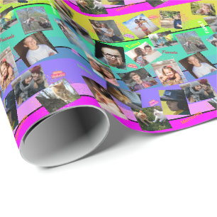 Photo Wrapping Paper Neon HAMbyWG