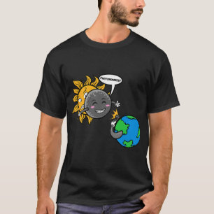 Photobomb! Adorable Cute Total Solar Eclipse 2024 T-Shirt