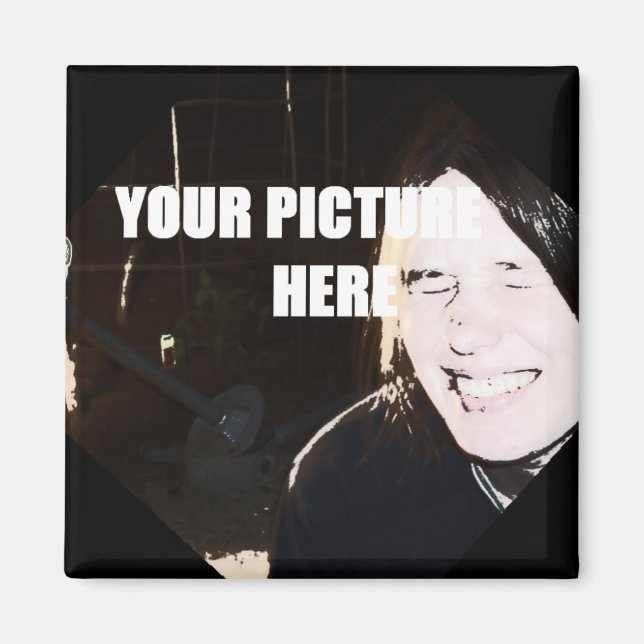 PhotoCorners Retro Magnet (Front)