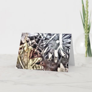 Photogram Digital Art Card